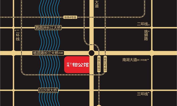 中建铂公馆交通图