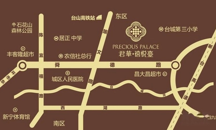 奥园禧悦臺交通图