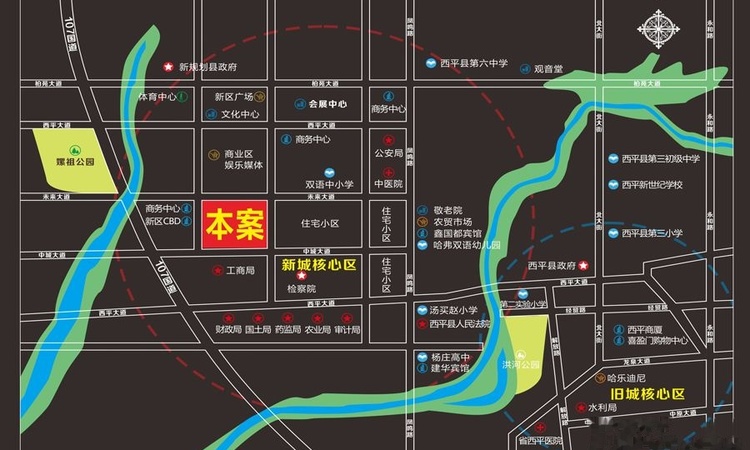锦绣京都交通图