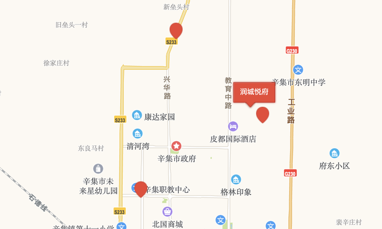 润城悦府交通图