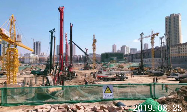 中海铂悦府施工进度图