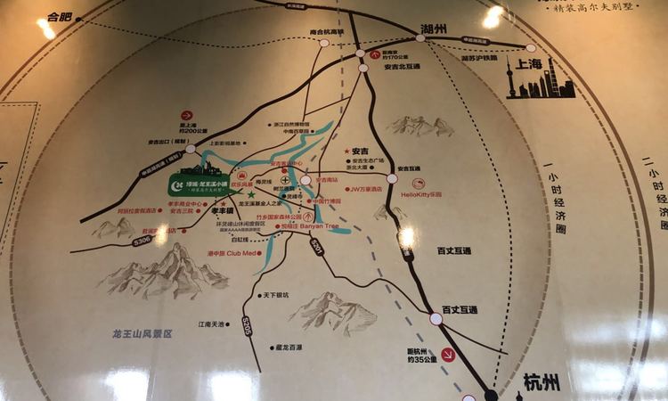绿城龙王溪小镇交通图