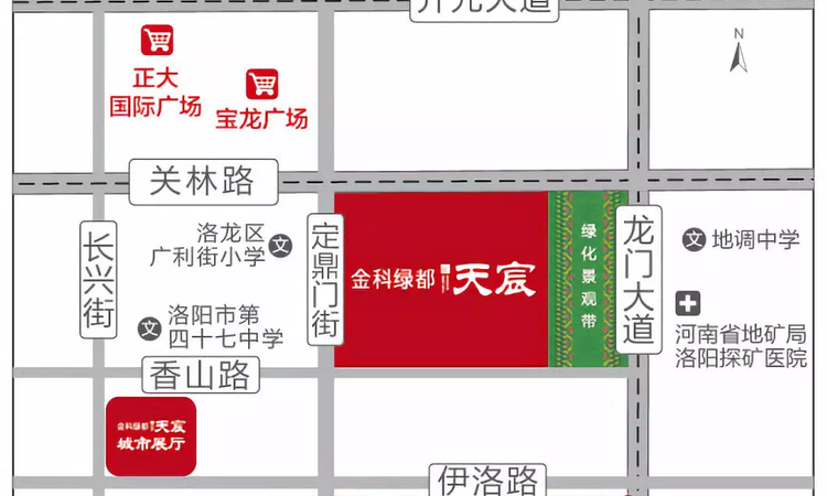 金科绿都·天宸交通图