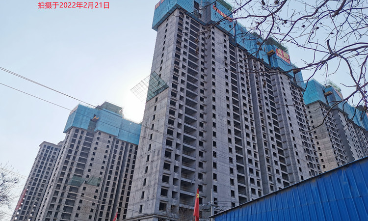 金水铭都施工进度图