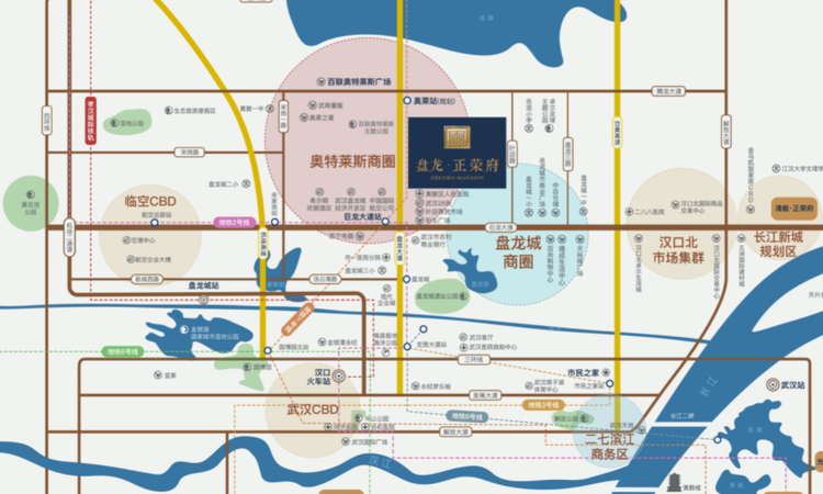 盘龙正荣府交通图