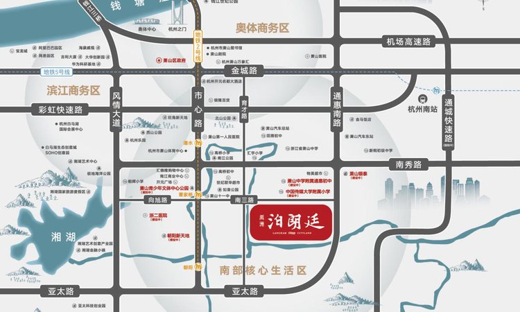 禹洲·泊朗廷交通图