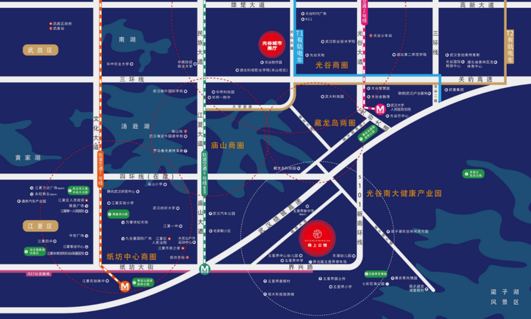 武汉城建·融创|锦上公馆交通图