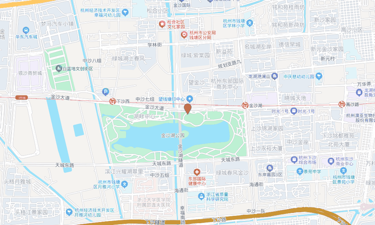 望钱塘印中心交通图