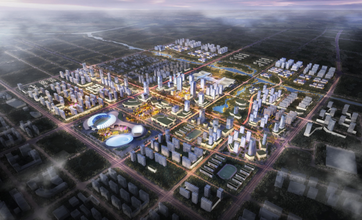 绿地城际空间站效果图