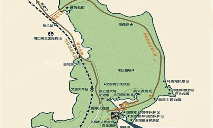 椰林嘉园交通图
