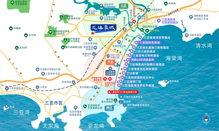 龙海泉城交通图