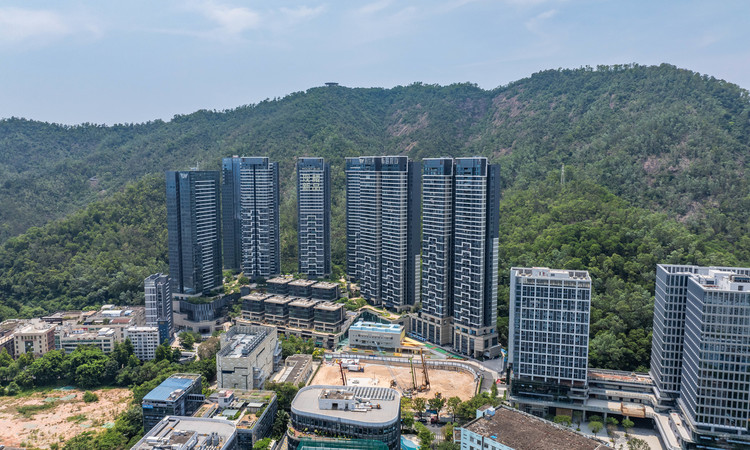 临海揽山御园实景图