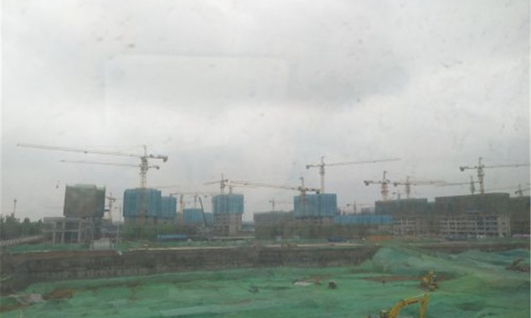 腾讯双创小镇施工进度图