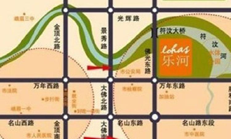 乐河国际交通图