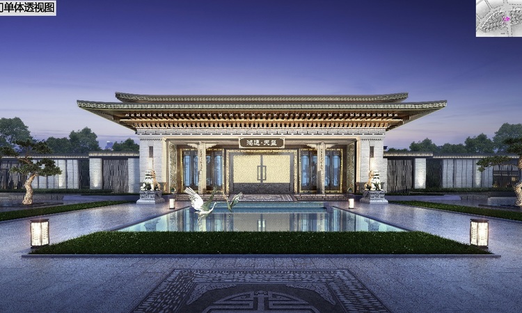 鸿通公园1988天著效果图