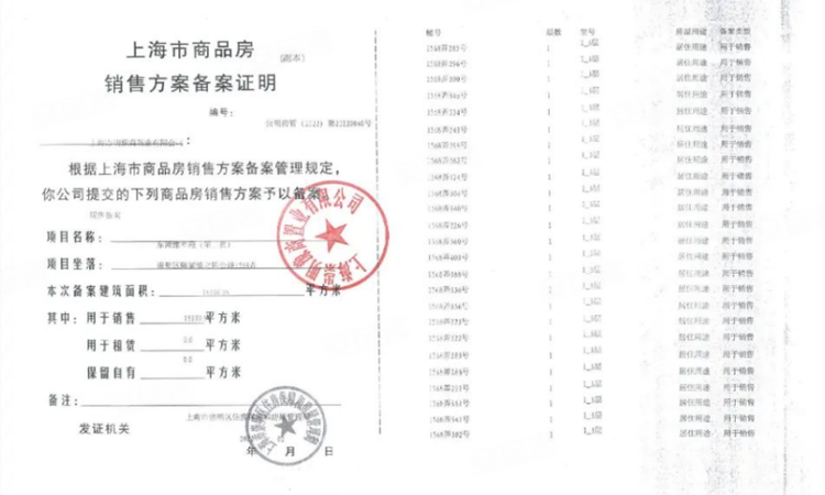 禹洲东滩雍禧楼盘证照