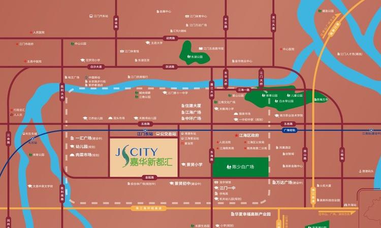 嘉华新都汇交通图