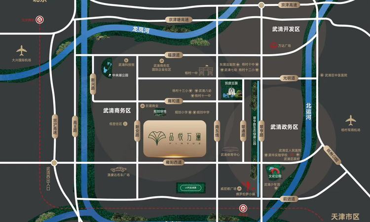 品悦万澜交通图