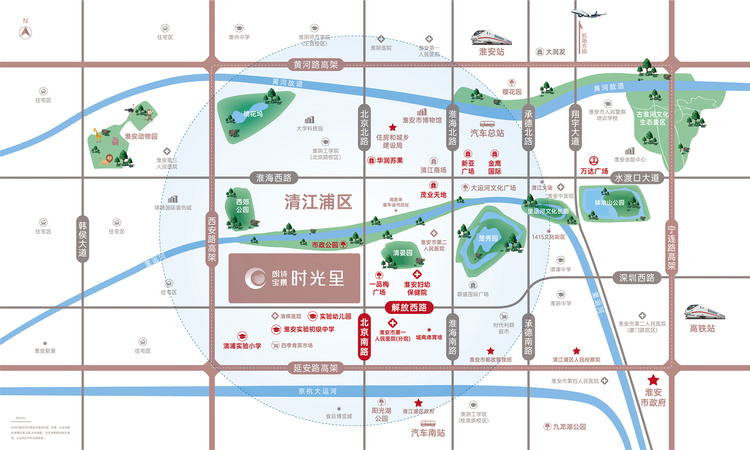 宝景时光里交通图