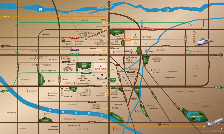 远洋瑞林宸章交通图