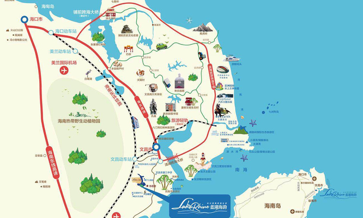 蓝湖海韵交通图