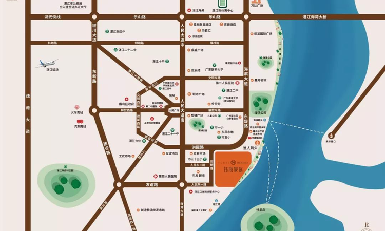 钰海豪庭交通图