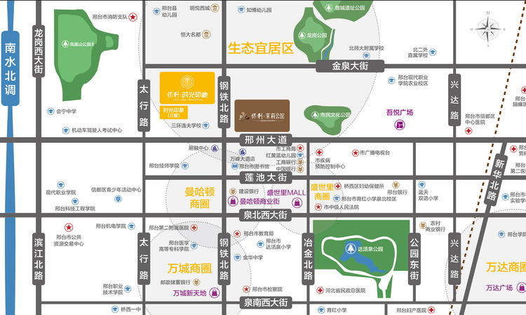 保利时光印象交通图