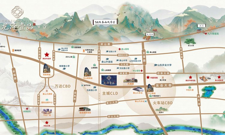 龙泽壹品交通图