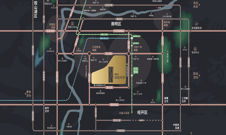 美的·璟悦风华交通图