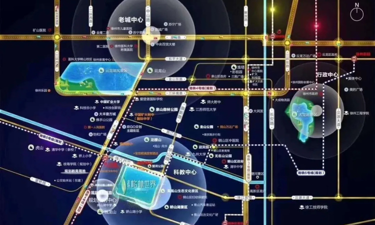 金地格林世界交通图