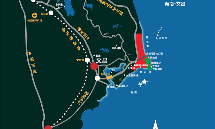鲁能山海天淇水湾·熙墅交通图
