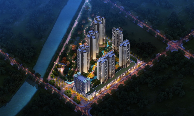 御景水岸效果图