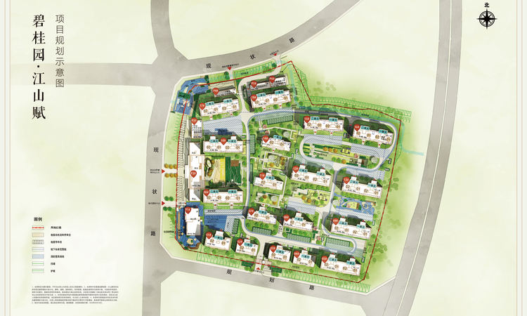 碧桂园江山赋交通图