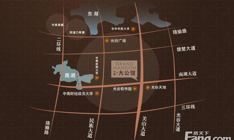 中建大公馆交通图