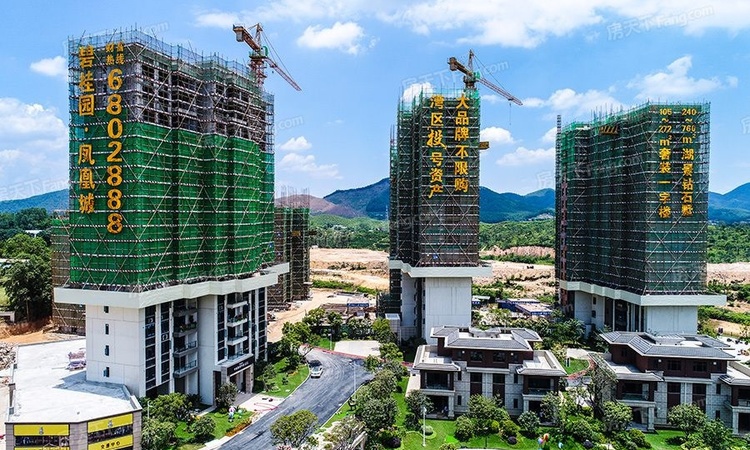 江门碧桂园·凤凰城施工进度图