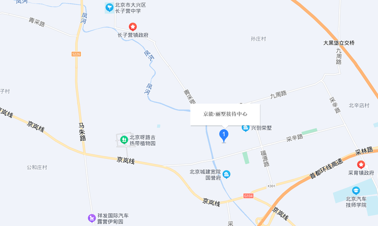 京能·丽墅交通图