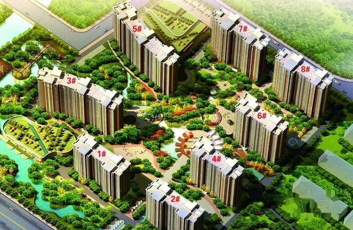 颐景蓝湾效果图