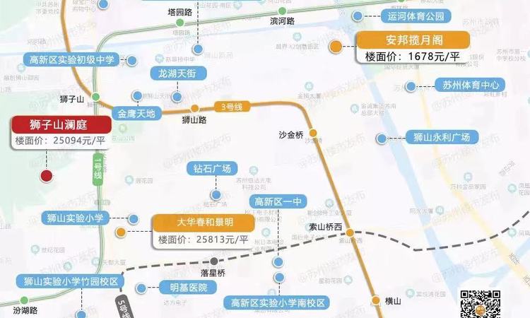 狮子山澜庭交通图