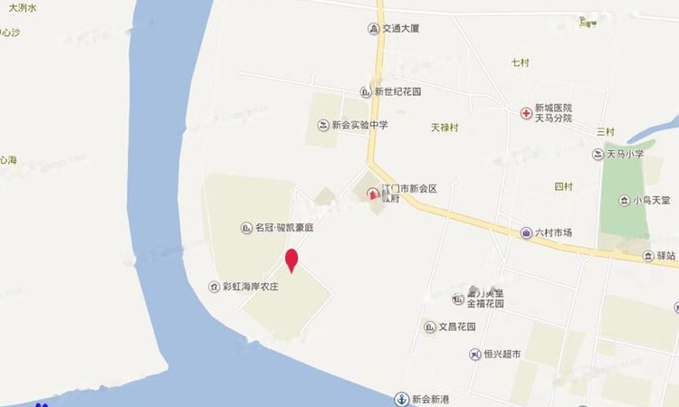 新会保利西海岸交通图