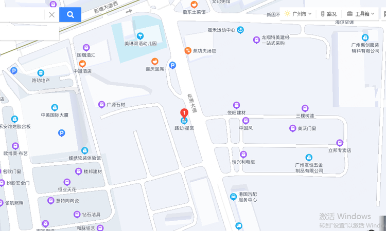 路劲星棠交通图
