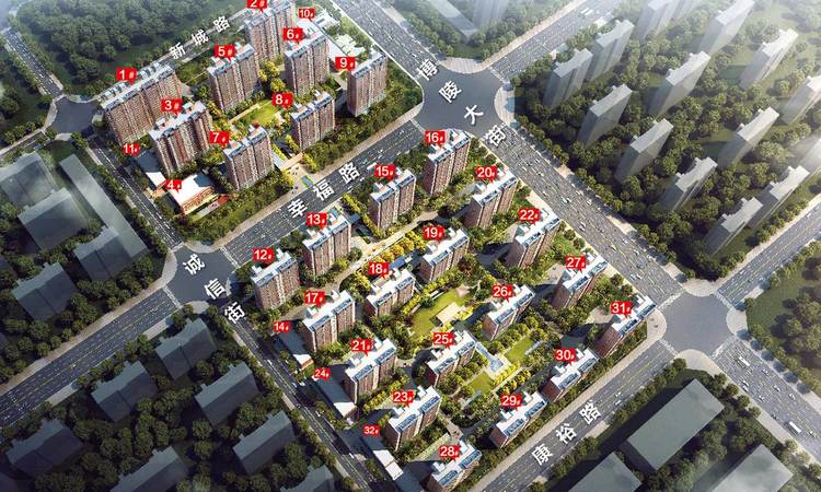 饶阳泰华·丽景名都效果图