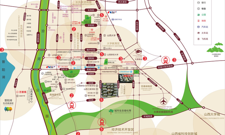 万景嘉苑交通图