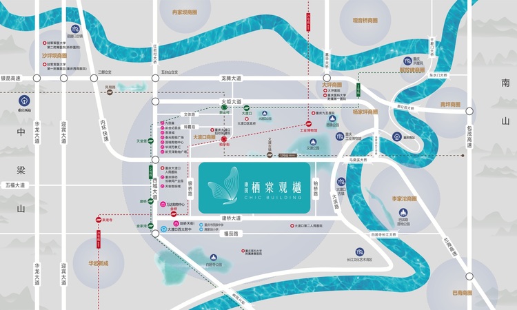 康田栖棠观樾交通图