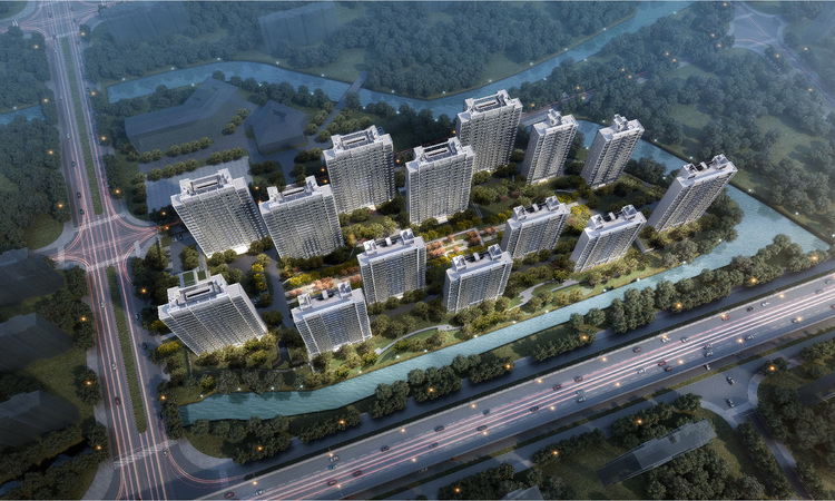 招商溪悦水岸效果图