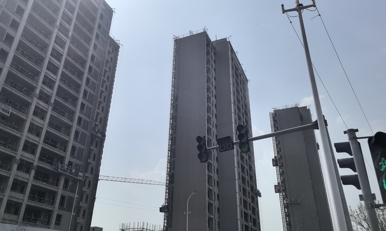 上东金茂智慧科学城三期施工进度图