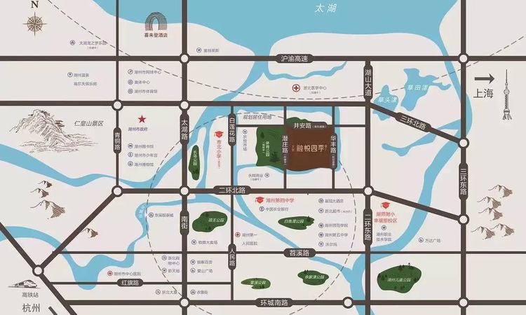 大发融悦四季交通图