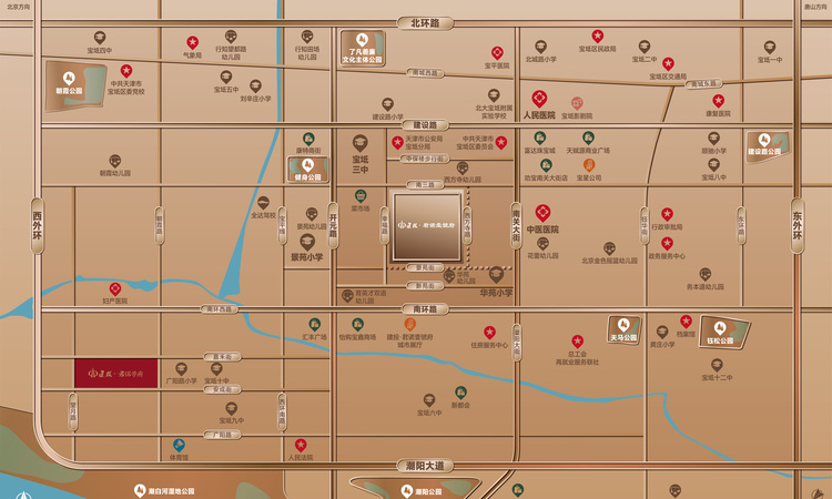 建投·君诺壹號府交通图