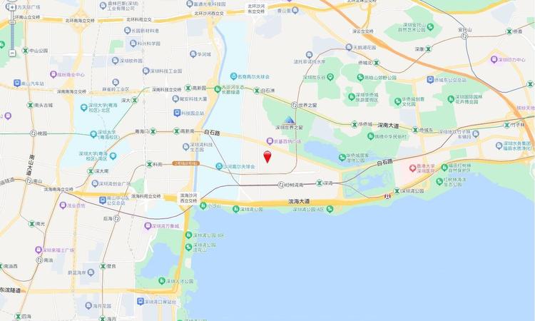 中海·深湾玖序交通图