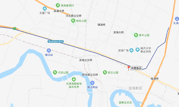 天保观塘壹品交通图