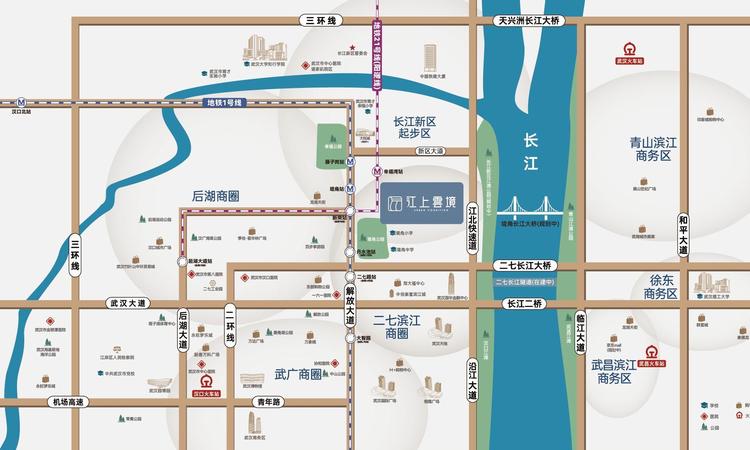 江上雲境交通图